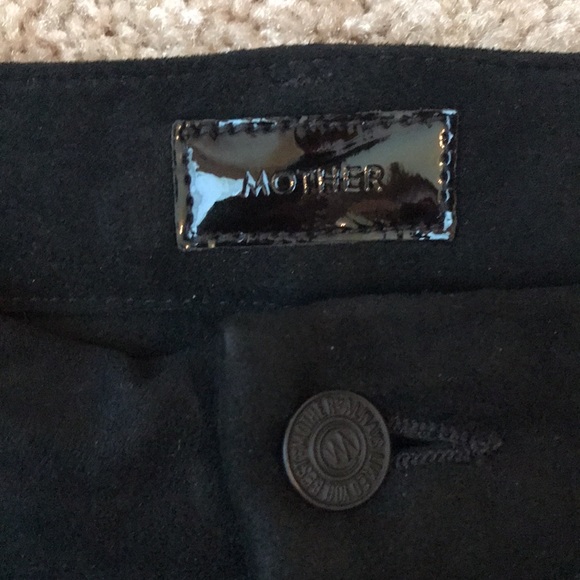 MOTHER Faux Suede High Waisted Looker Skinny Pants - Picture 4 of 13